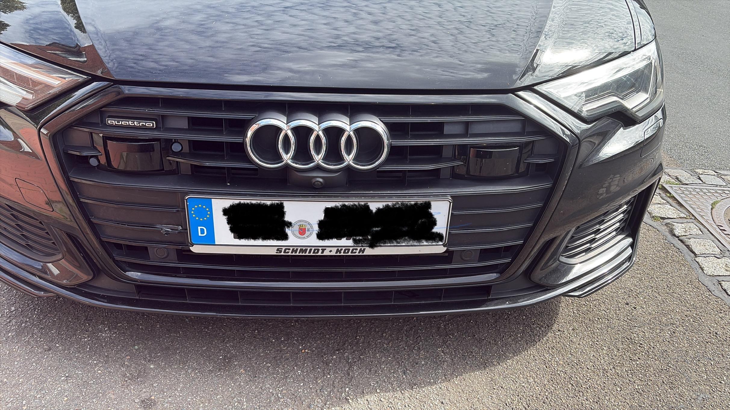 Ausbau Stoßstange vorne (Audi A6 C8 2021)