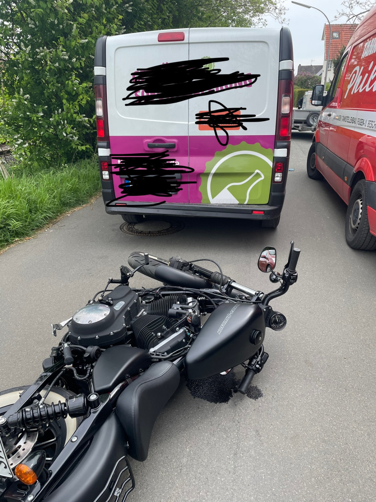 Unfall mit meiner Harley