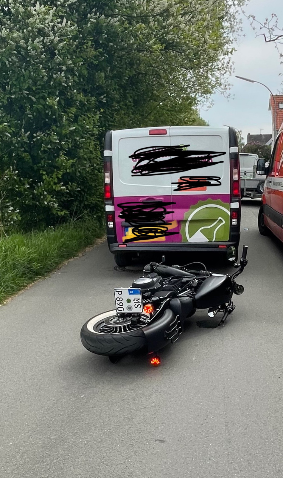 Unfall mit meiner Harley