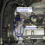 Solenoid und versotteter ZR