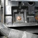 Batteriehalter vergammelte Schrauben