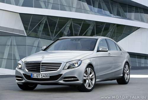 Die neue Mercedes S-Klasse, hier noch als Computerretusche.