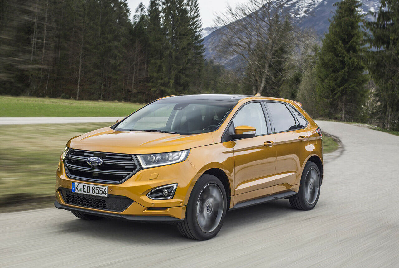 Eines der breitesten Modelle auf deutschen Straßen ist zur Zeit der Ford Edge