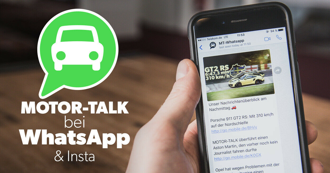 Neu bei MOTOR-TALK: Die besten News des Tages einmal am Tag direkt auf Dein Handy