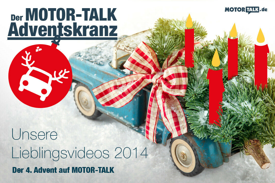 Einen wunderschönen vierten Advent wünscht Euch MOTOR-TALK!