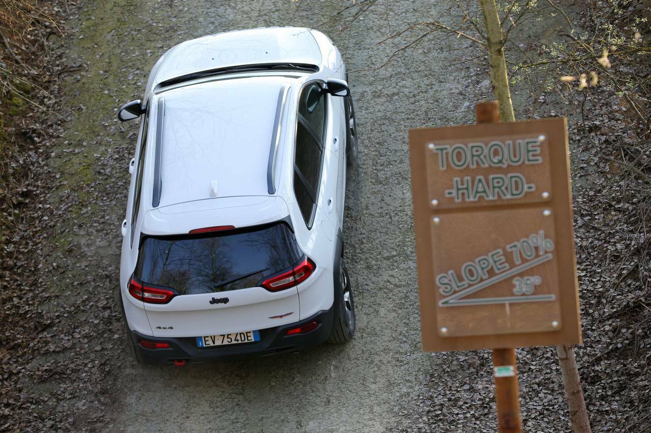 Jeep Cherokee auf dem Fiat-Testgelände Balocco