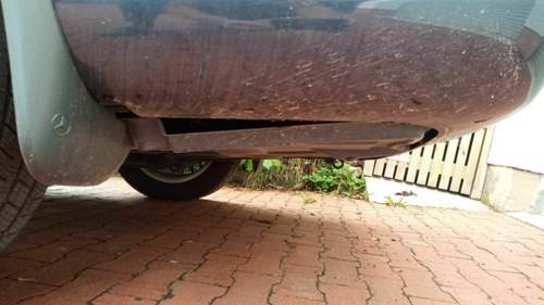 Vito W447_Unterbodenverkleidung hängt