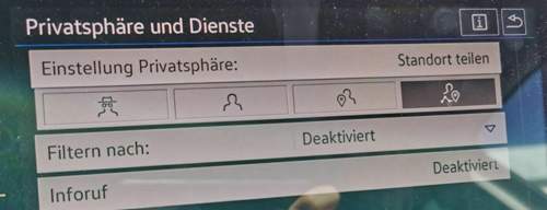 Privatsphäre und Dienste