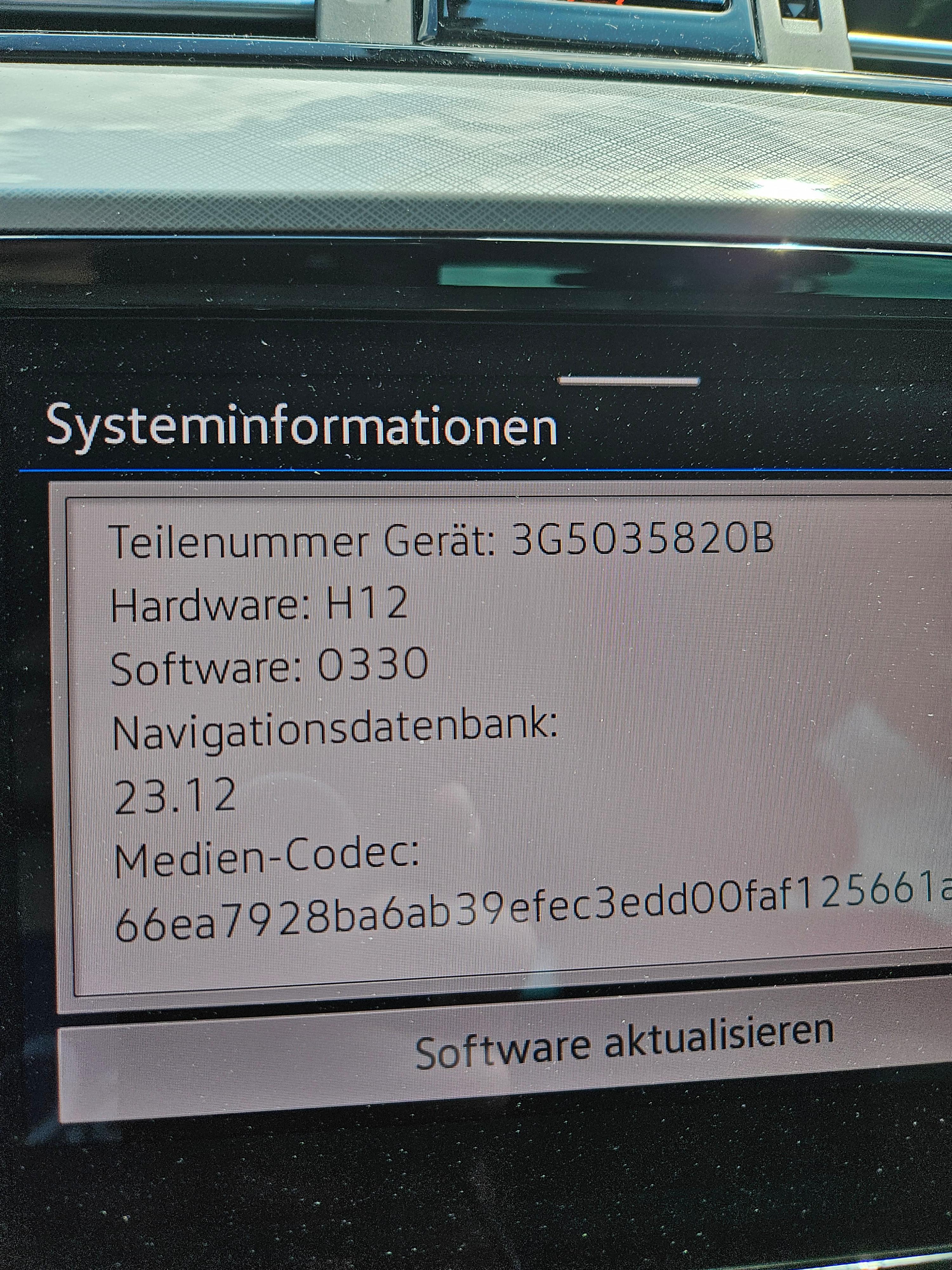 Update MIB3, OCU, Kartenstand und Senderlogos