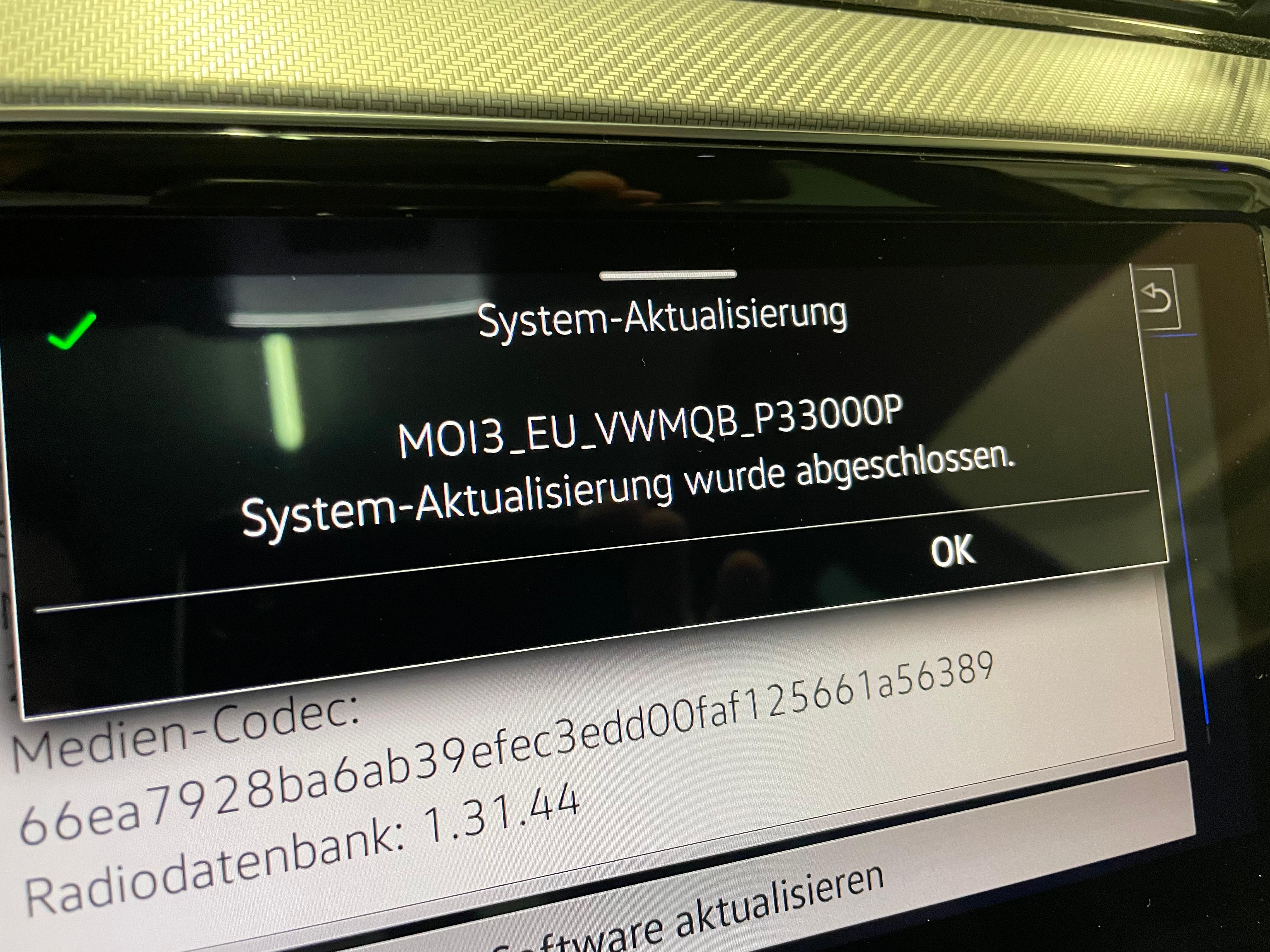 Update MIB3, OCU, Kartenstand und Senderlogos