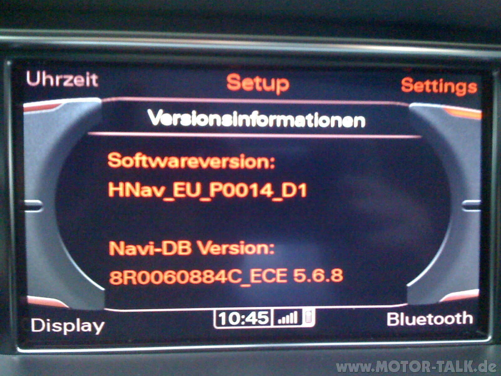 Update MMI 3G. (aktuelle SW-Stände)