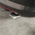 Original VW Auspuffblende Chrom