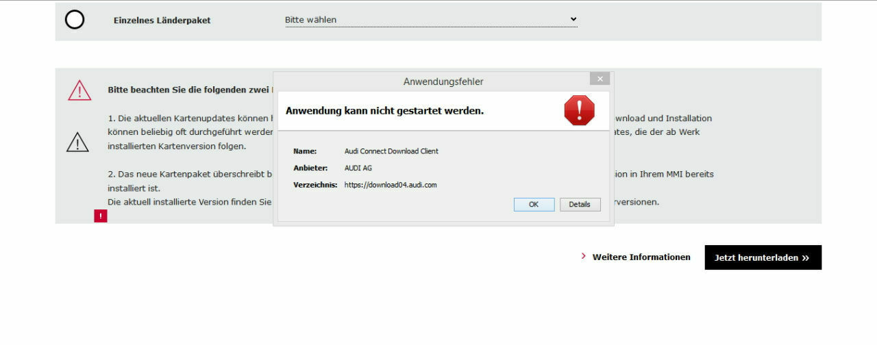 Update NAVI MMI Touch