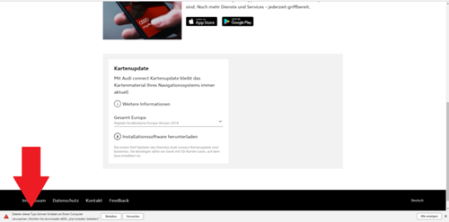 Fehler-download