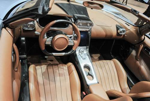 Der Innenraum des Koenigsegg Regera