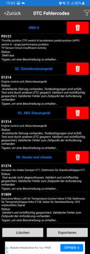 Fehlerspeicher heute