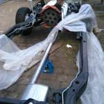 Anprobe Auspuff 2