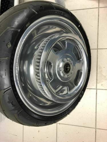 Felge mit Pulley