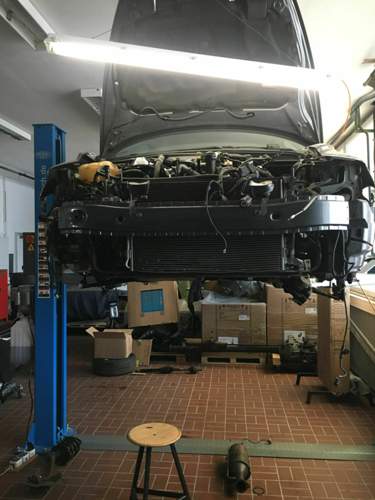 C5 Motor schon wieder eingebaut
