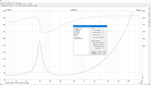 V70 1, TMT vorne, Parameter