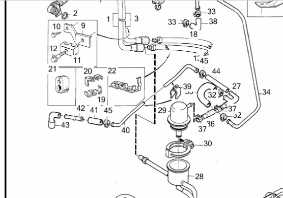V70 Bj. 12/99 2,4T 193PS Aut. 2WD - Wie hoch muss der Benzindruck sein - Wo ist die Benzinpumpe