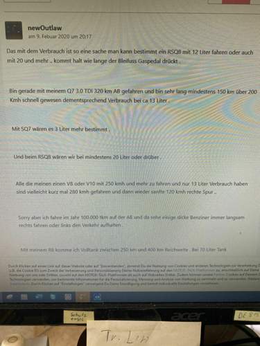 Spritverbrauch
