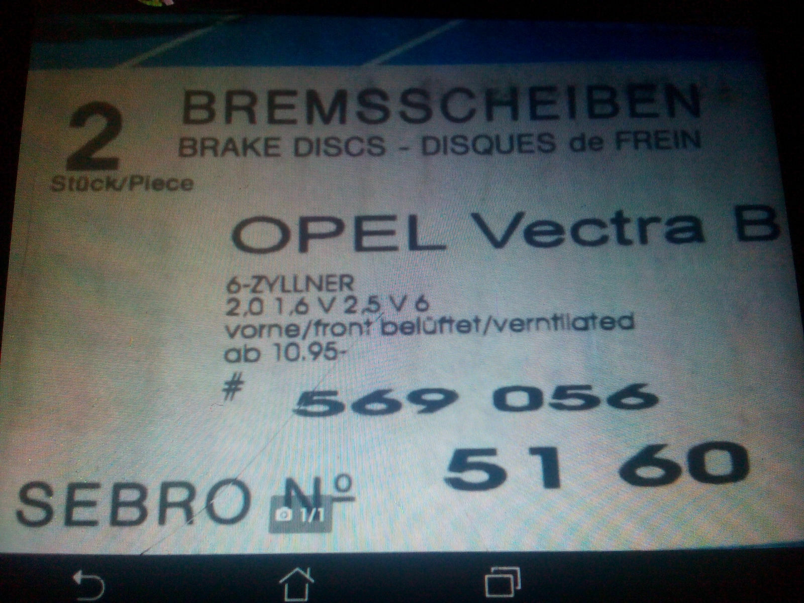 Vectra b caravan 16v Baujahr 1997