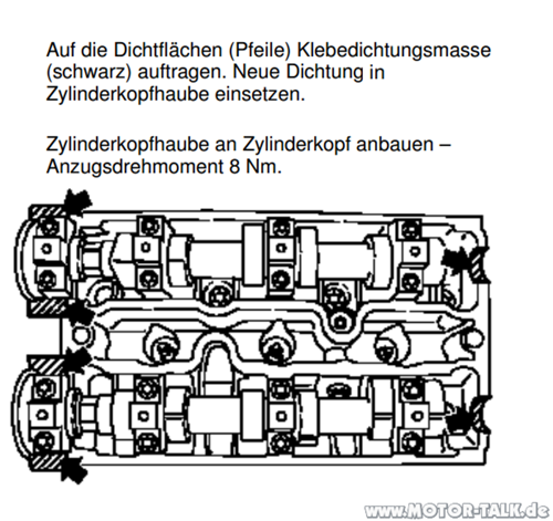 V6-ventildeckeldichtung-wechseln