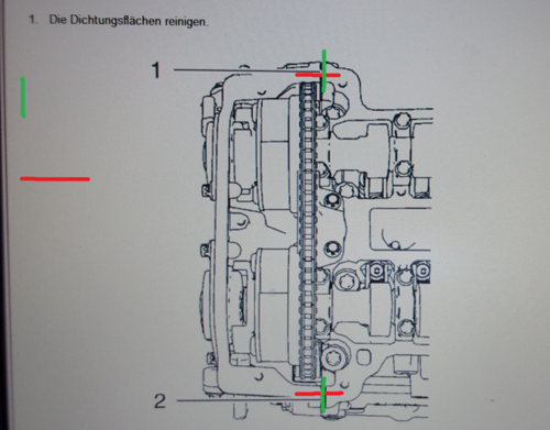 Dichtung auftragen