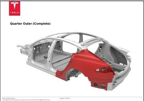 Model S Seitenteil hinten