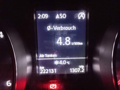 4,8Liter über 1300km Reichweite
