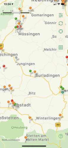 Ladesäulen chargeEV App