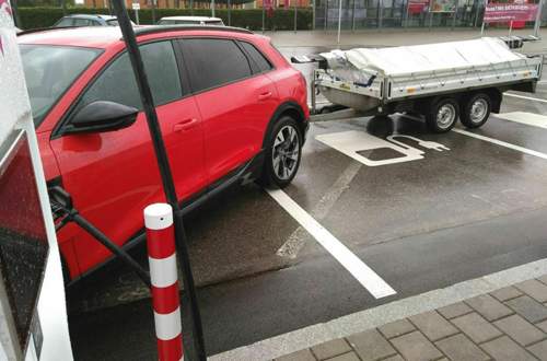 Ionity mit Hänger