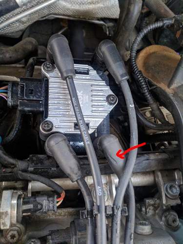 Golf 6 Zündkabelstecker Zylinder 4
