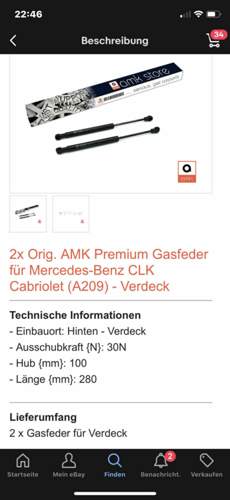 Gasdruckfedern
