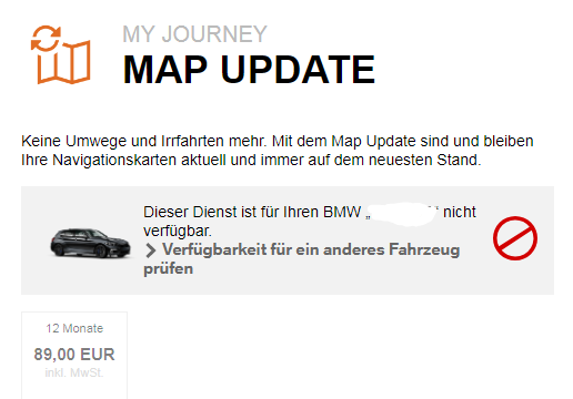 Verfügbarkeit der Road Map Europe EVO 2019-01 - WANN endlich?