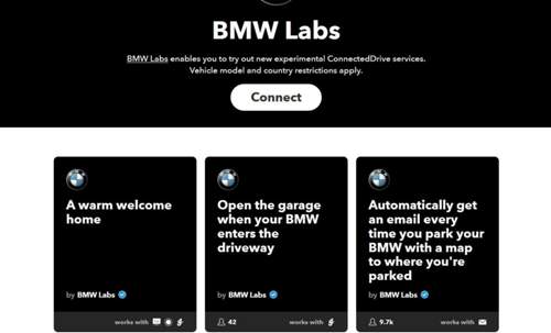 Ifttt-bmw-applets