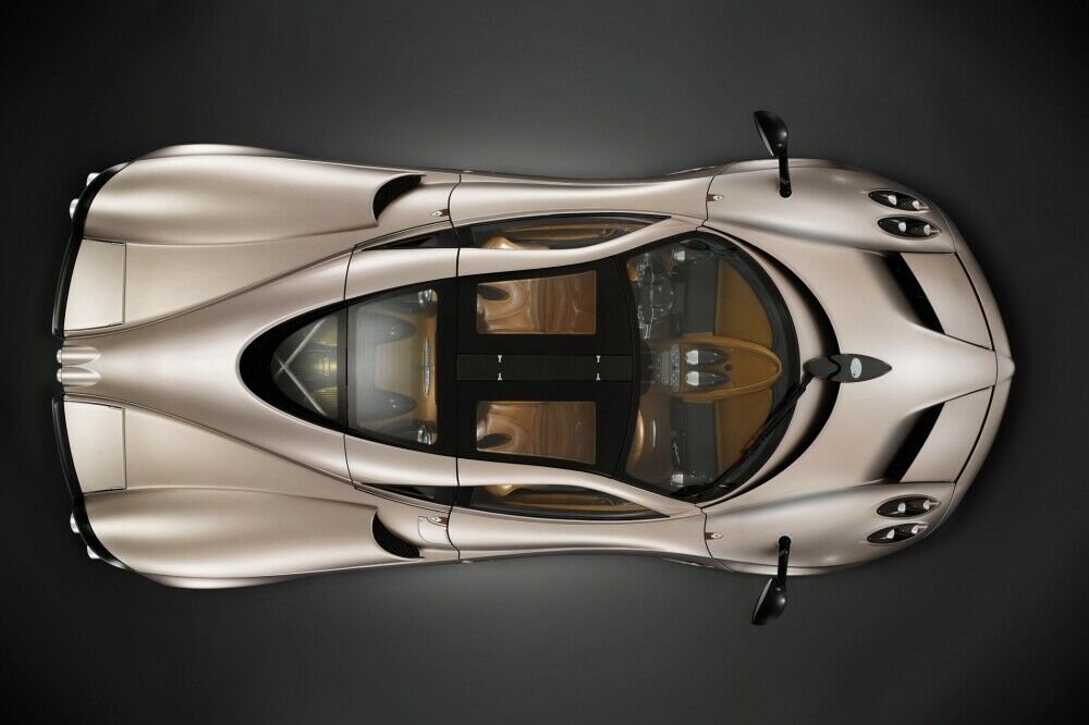 Von oben ist der Pagani auch nur schön