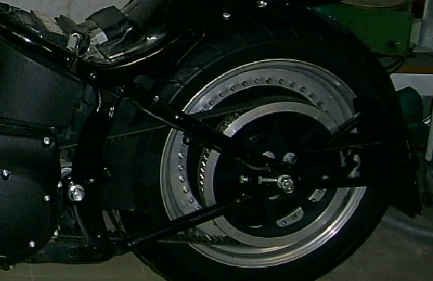 Verkabelung seitlicher Kennzeichenhalter für Softail Deluxe