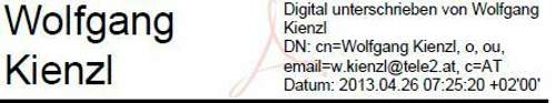 Elektr. Unterschr