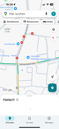 Ansicht Google