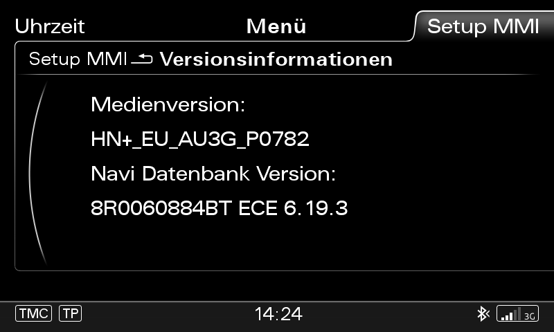 Verkehrsdaten MMI mit Connect