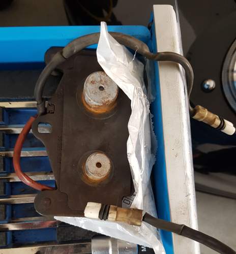 Bremsbelag 997 Rückseite mit Dämpfungsbl