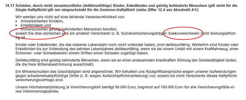 Versicherung des Verursachers will nicht zahlen! Was tun? Deliktunfähigkeit des Kindes