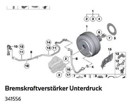 325i Bremskraftverstärker Teilenummer ET