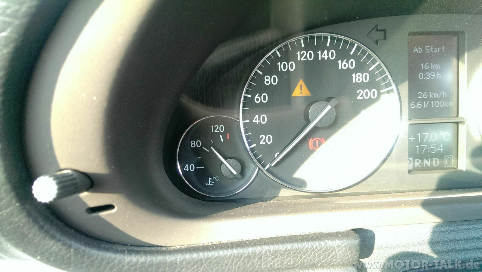 Verwirrung beim Therma Kühlmitteltemperatur C220 CDI