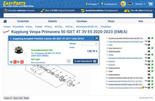 Kupplung komplett