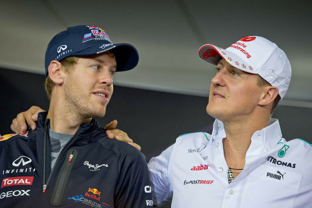 Sebastian Vettel und Michael Schumacher gelten als gute Freunde