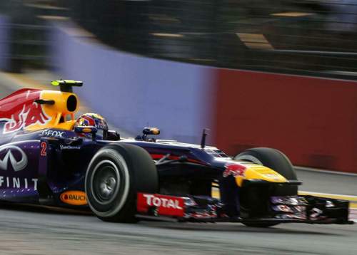 Mark Webber stand kurzzeitig auf Platz zwei