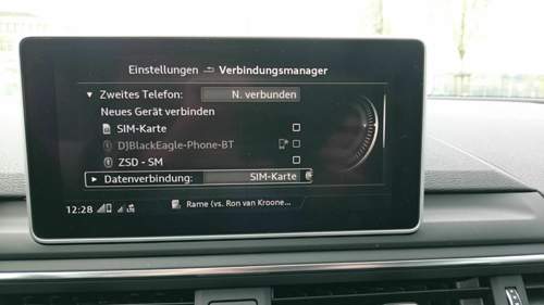 Verbindungsmanager - Zweites Telefon